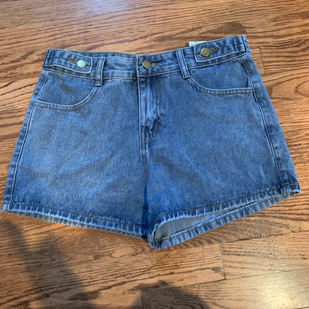 shein jean boyfriend shorts